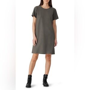 Eileen Fisher T-Shirt Dress in Grove